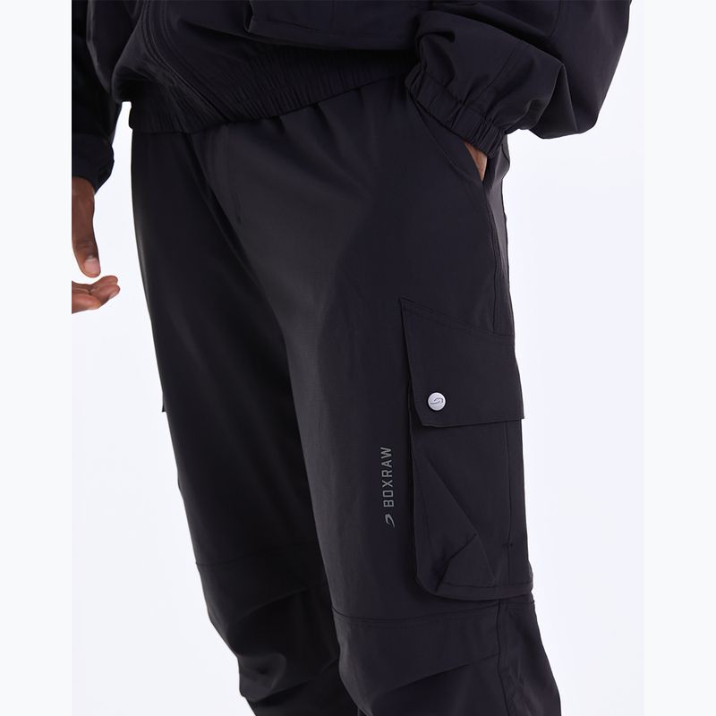 Pánske nohavice Boxraw Benton Cargo Bottoms black 8