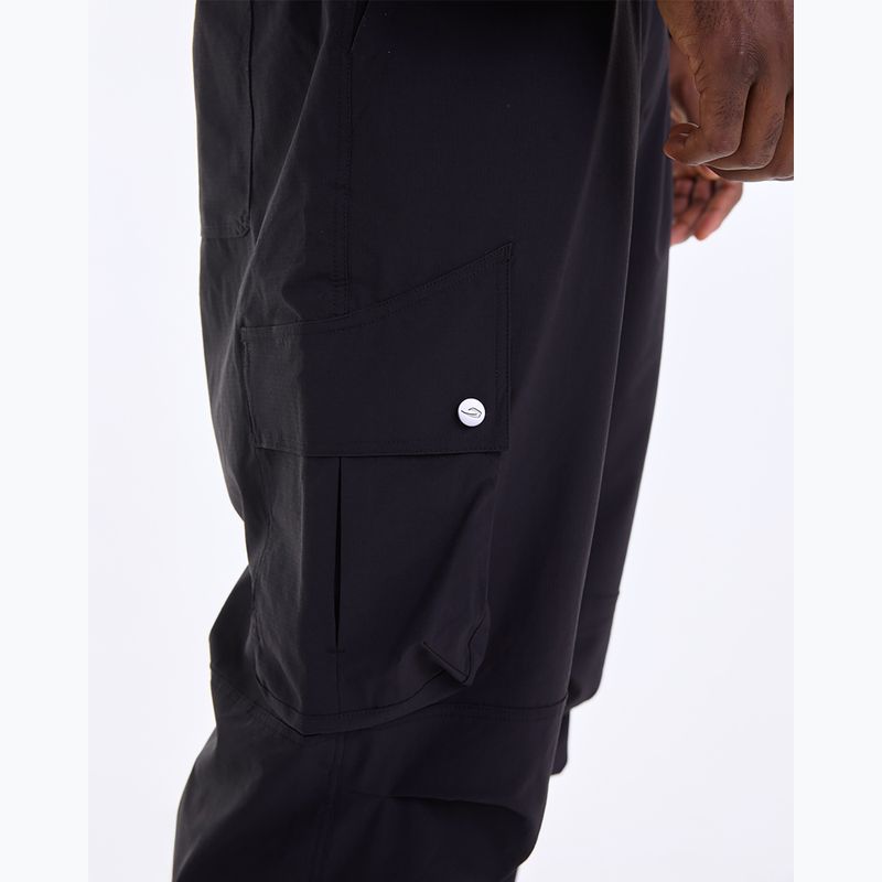 Pánske nohavice Boxraw Benton Cargo Bottoms black 9