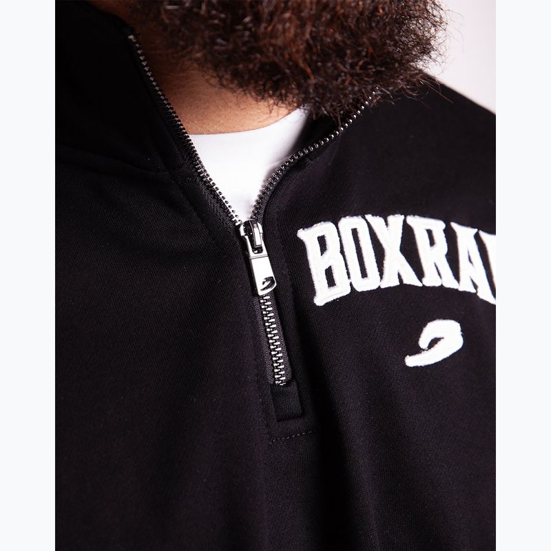 Pánska mikina BOXRAW East Street 1/4 Zip black 7