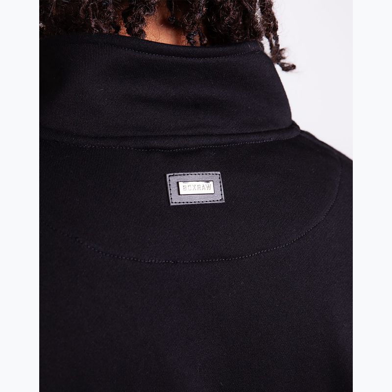 Pánska mikina BOXRAW East Street 1/4 Zip black 9