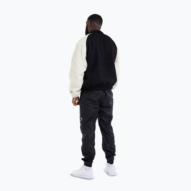 Pánska bunda Boxraw Walker Sherpa black/cream 3