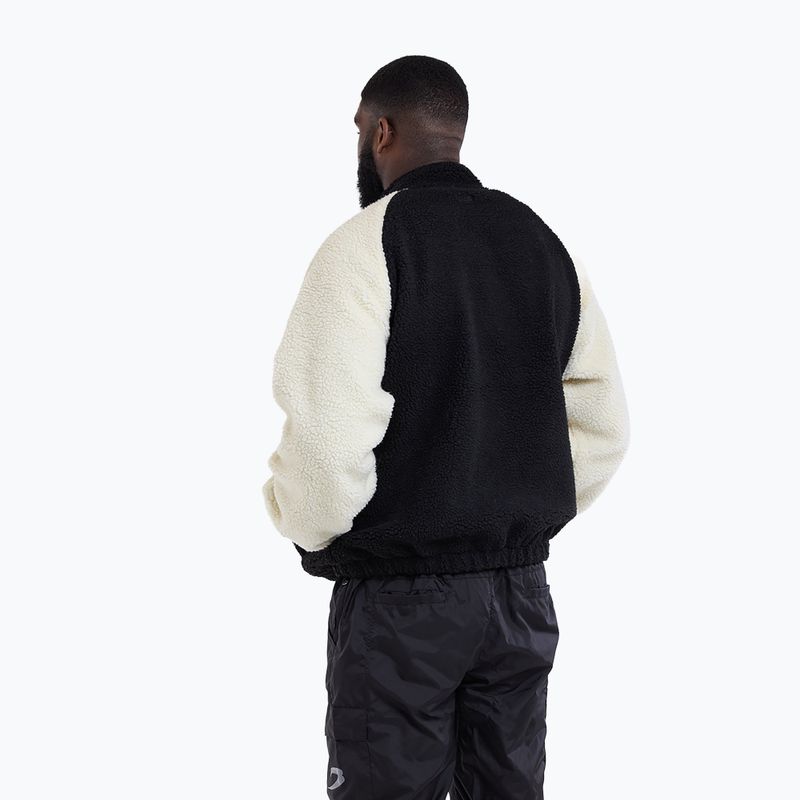 Pánska bunda Boxraw Walker Sherpa black/cream 6