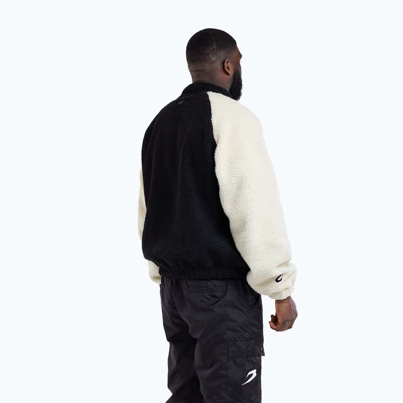 Pánska bunda Boxraw Walker Sherpa black/cream 7