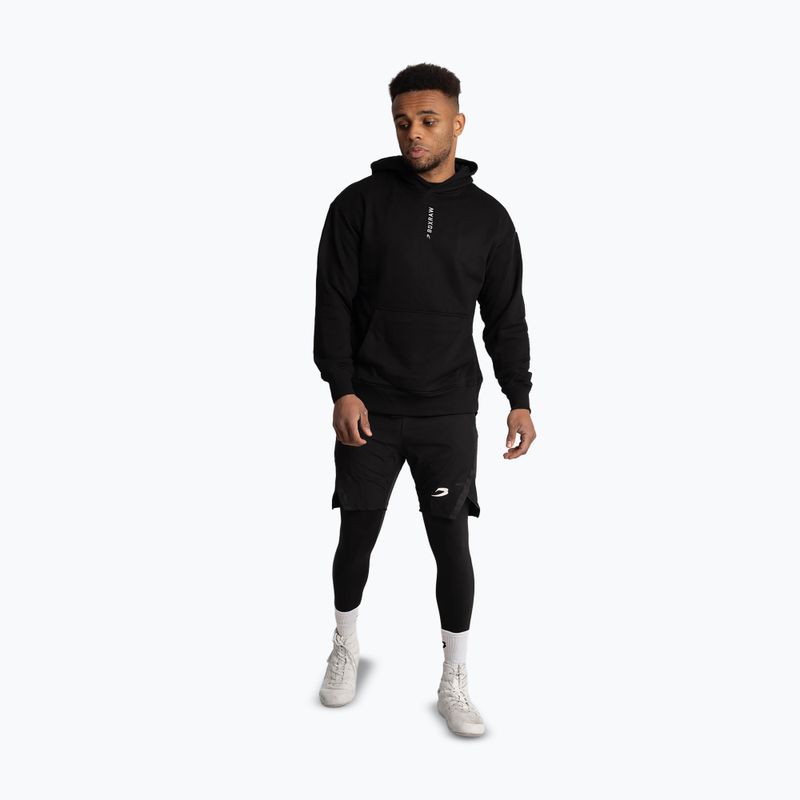 Pánska mikina Boxraw Strike Oversized Hoodie black 2