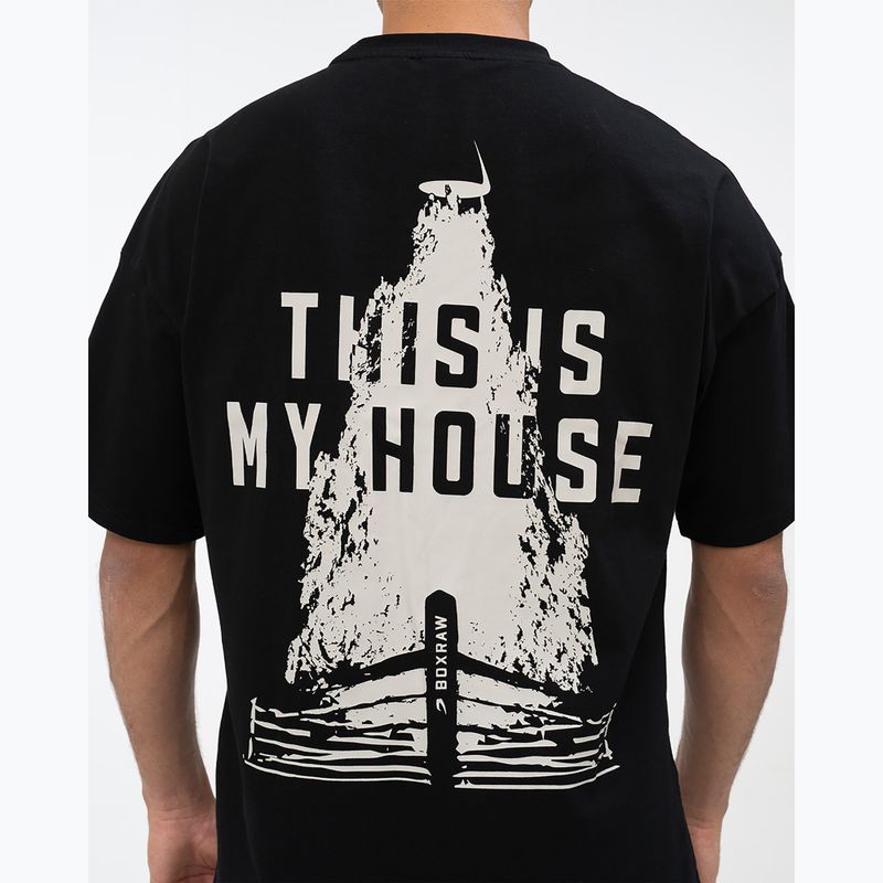 Pánske tričko BOXRAW This Is My House Oversized black 6