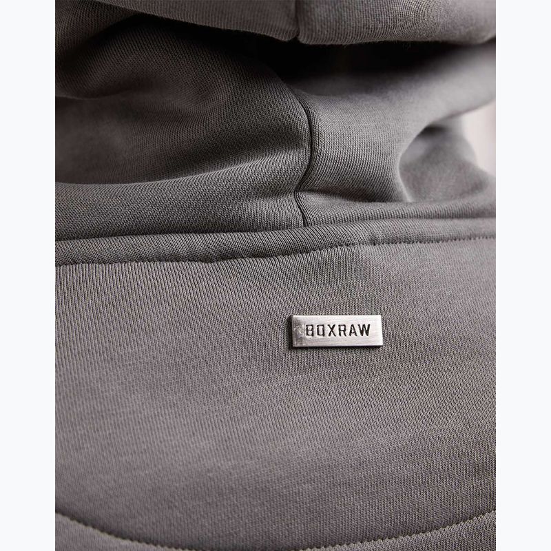 Pánska mikina BOXRAW East Street Hoodie distressed grey 7