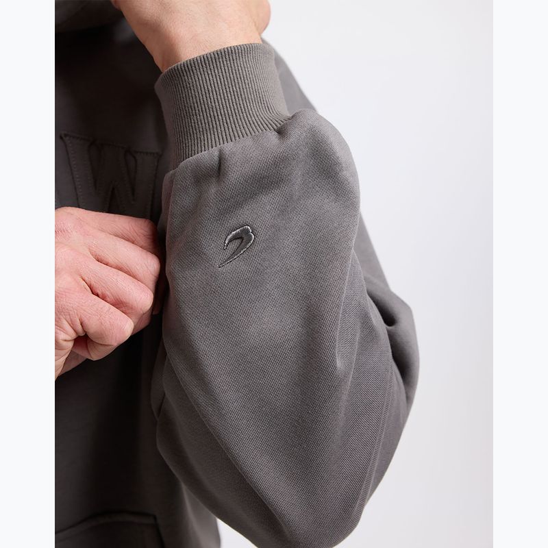 Pánska mikina BOXRAW East Street Hoodie distressed grey 8