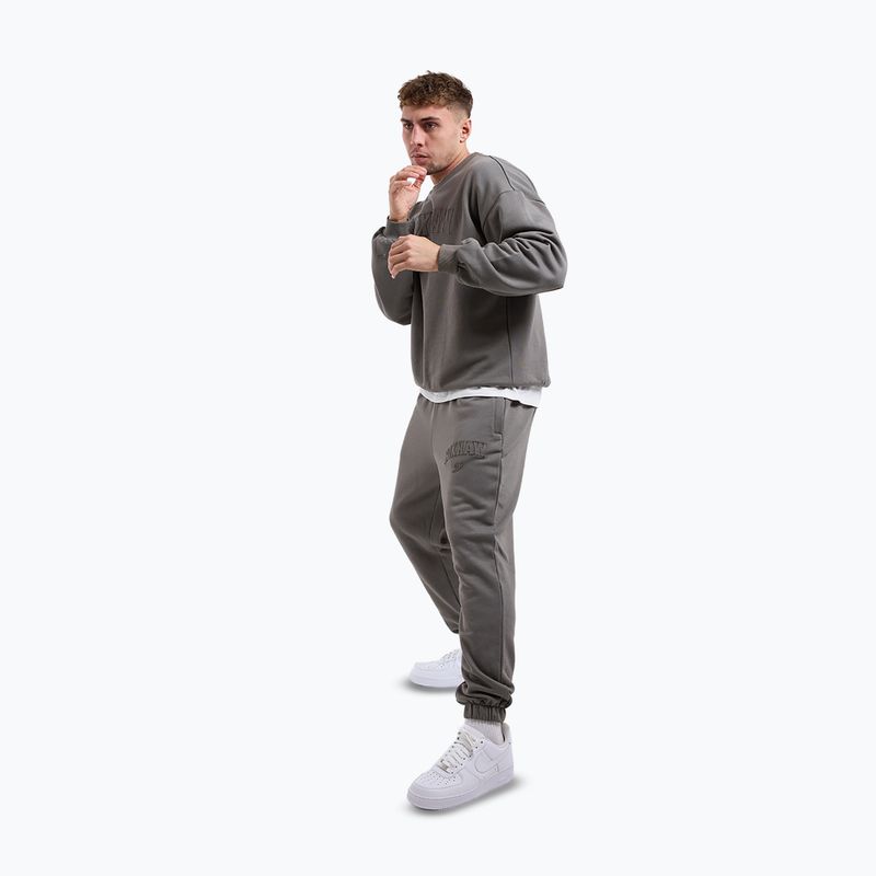 Pánska mikina Boxraw East Street Sweatshirt distressed grey 6
