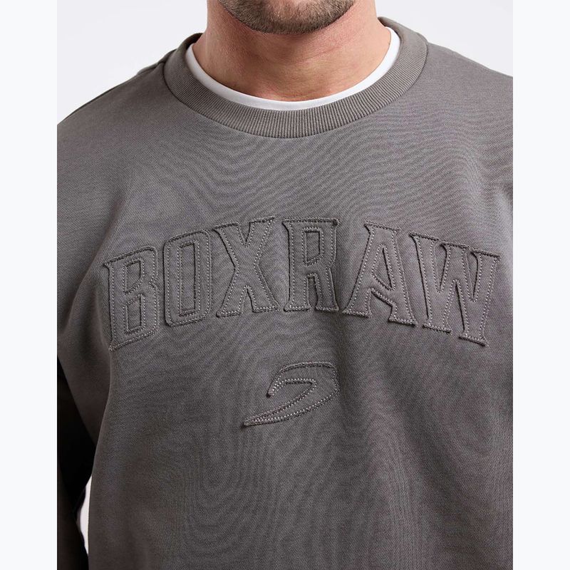 Pánska mikina Boxraw East Street Sweatshirt distressed grey 7