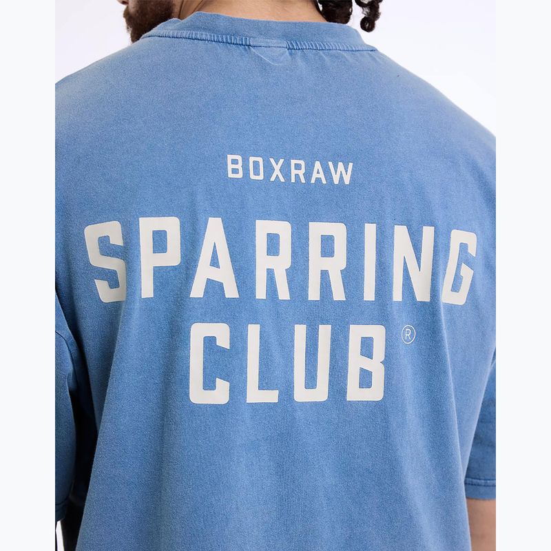 Pánske tričko BOXRAW Sparring Club Oversized washed baby blue 9