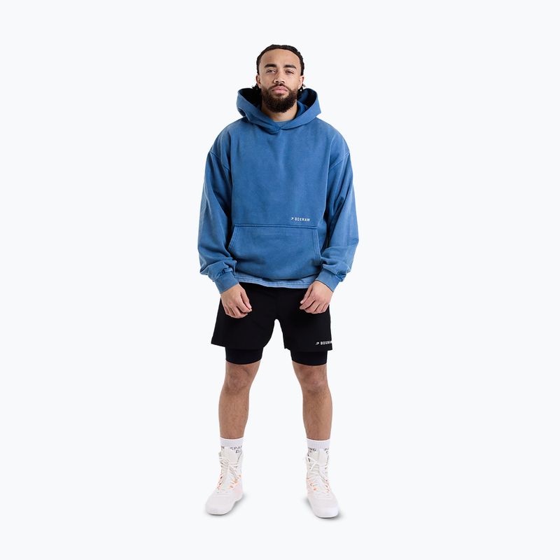 Pánska mikina BOXRAW Sparring Club Oversized Hoodie washed baby blue 2