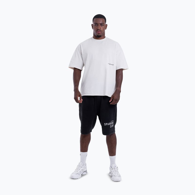 Pánske tréninkové šortky BOXRAW Sparring Club Sweat washed black 2