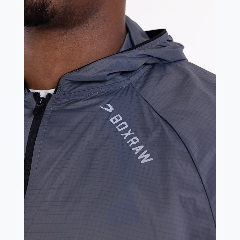 Pánska bunda BOXRAW Genaro Zip Up Windbreaker charcoal 7