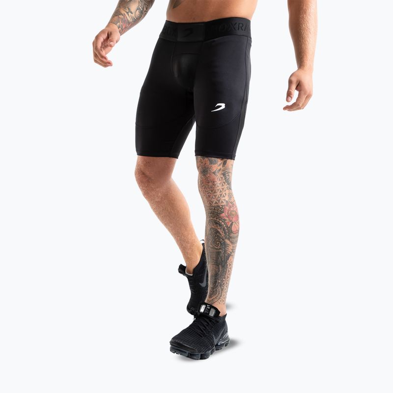Pánske tréninkové šortky BOXRAW Saddler Compression black 6