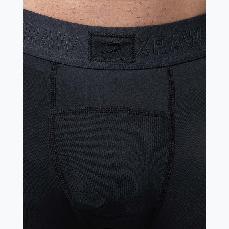 Pánske tréningové legíny BOXRAW Saddler Compression black 7