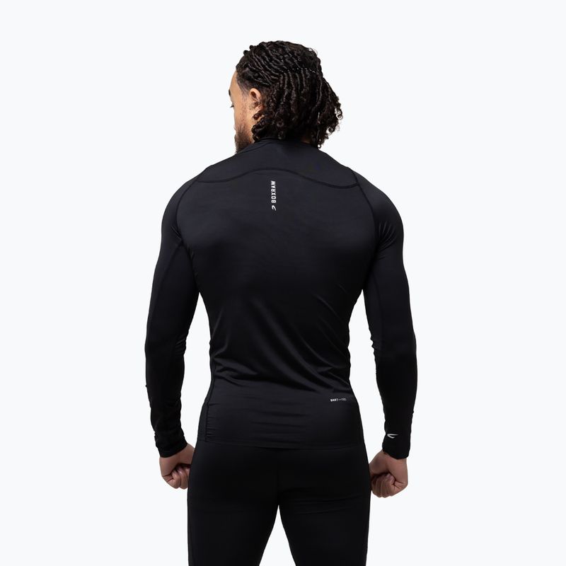 Pánske tričko longsleeve BOXRAW Saddler Compression black 3