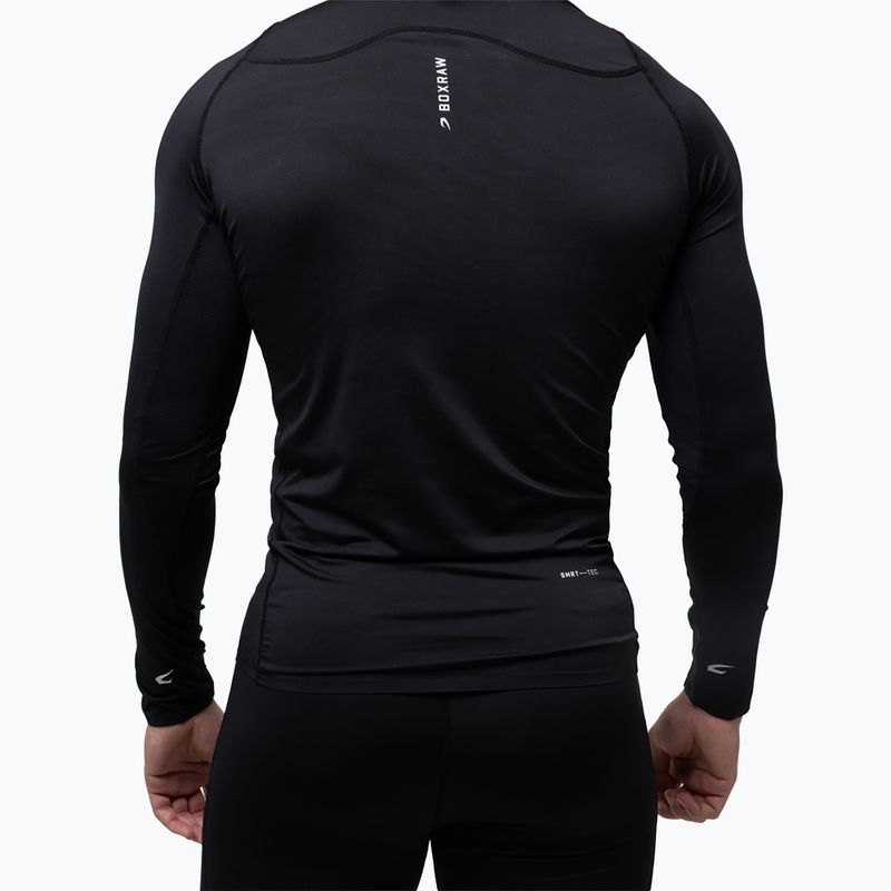 Pánske tričko longsleeve BOXRAW Saddler Compression black 7