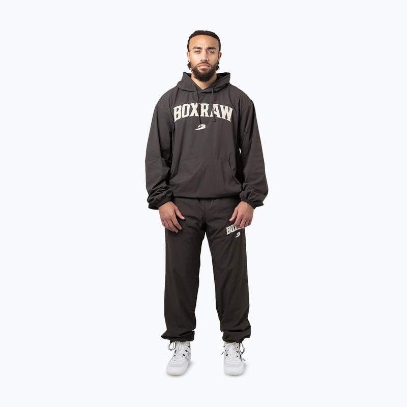 Pánska mikina BOXRAW East Street Shell Hoodie charcoal 2