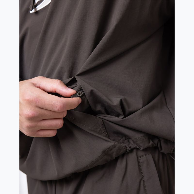 Pánska mikina BOXRAW East Street Shell Hoodie charcoal 7