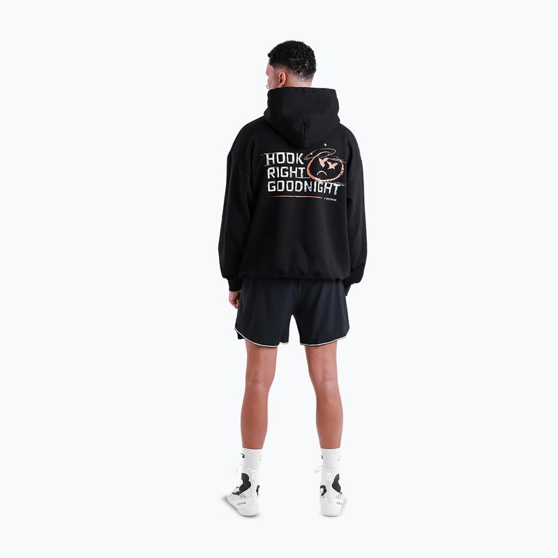 Pánska mikina BOXRAW Hook Right Goodnight Oversized Hoodie black 3