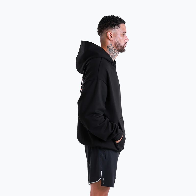Pánska mikina BOXRAW Hook Right Goodnight Oversized Hoodie black 6