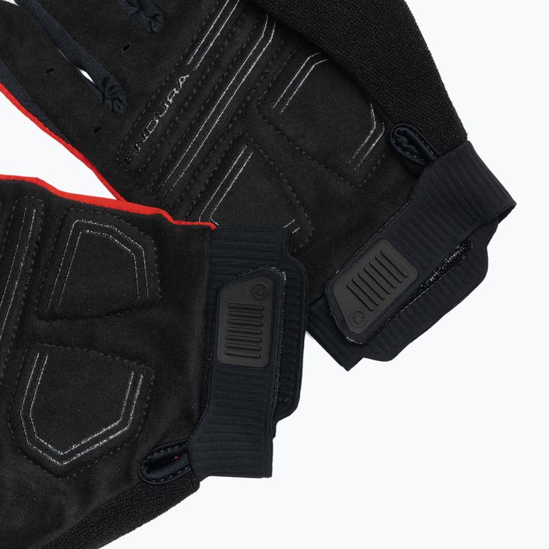 Cyklistické rukavice Endura Loop Full Finger plameňovo červené 6