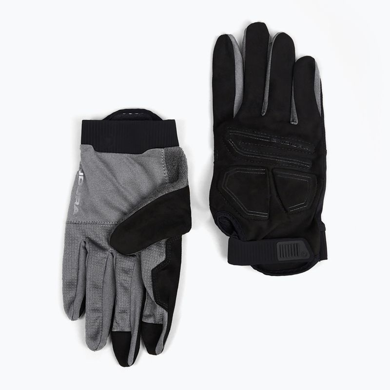 Cyklistické rukavice Endura Loop Full Finger dreich grey