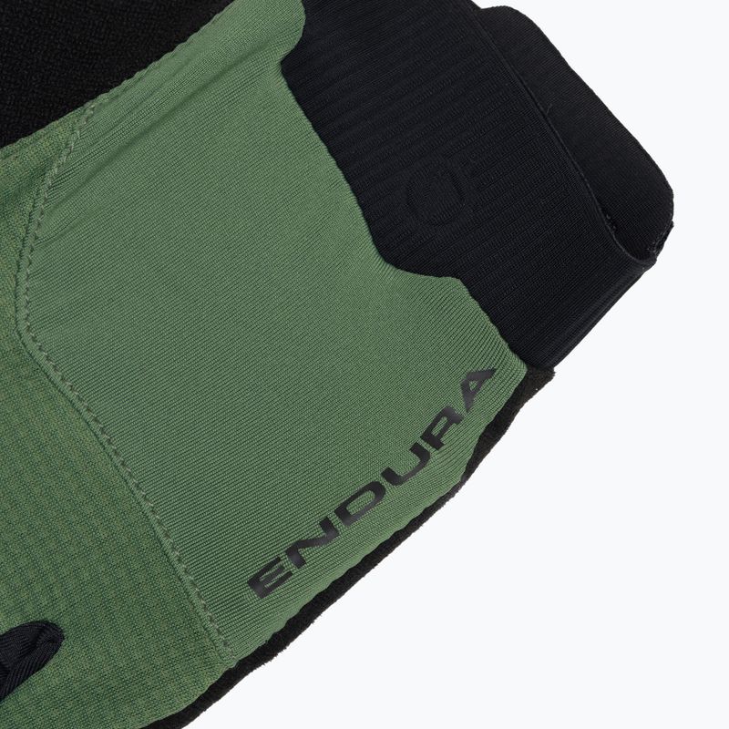 Cyklistické rukavice Endura Loop Full Finger machair green 4
