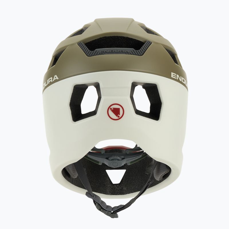 Cyklistická prilba Endura Singletrack Full Face tvídová zelená 4