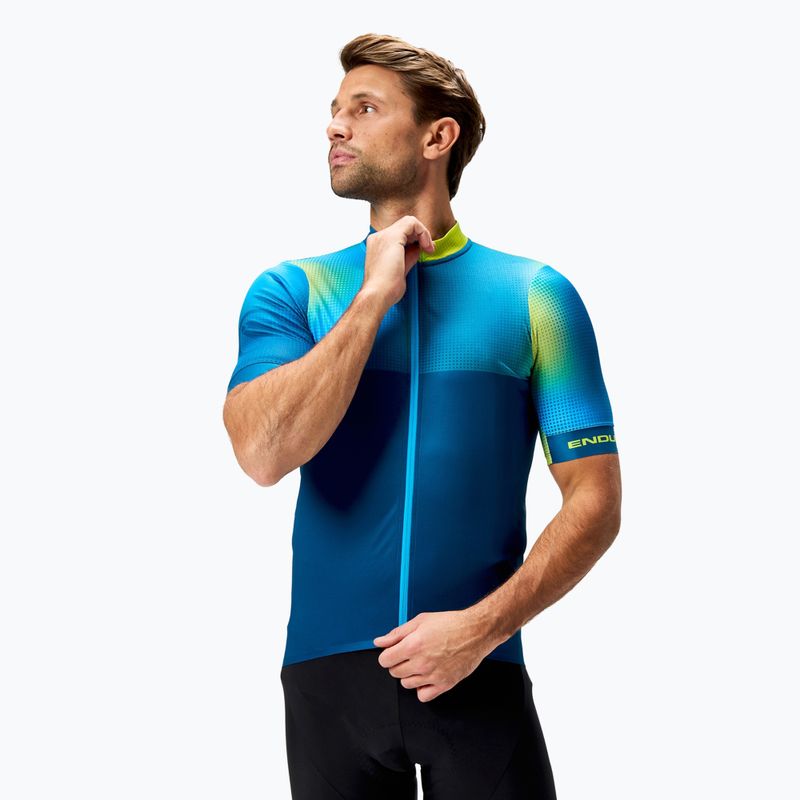 Endura Bitmap FS260 pánsky cyklistický dres barra blue