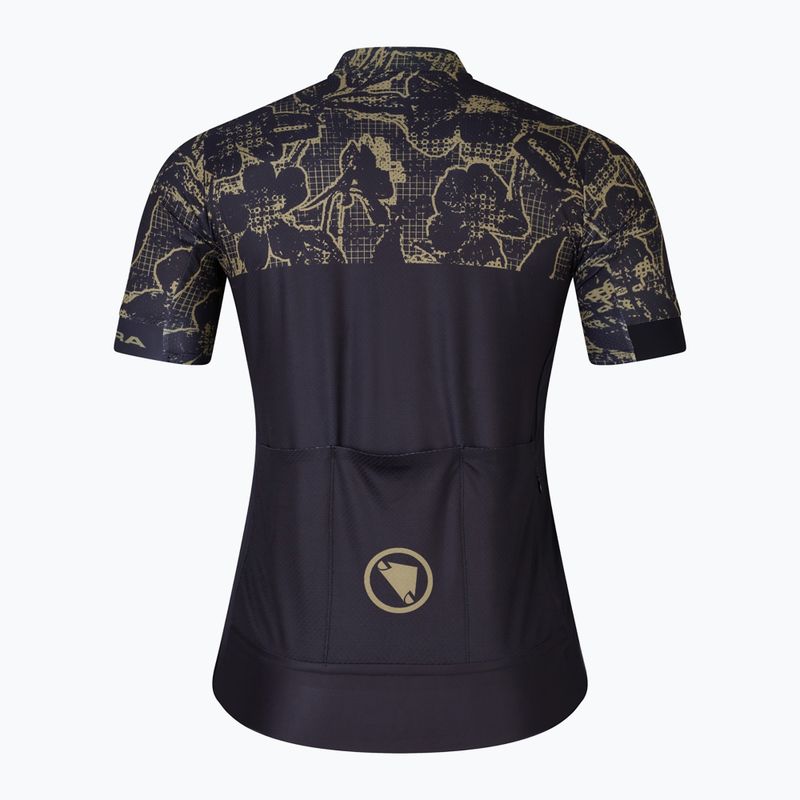 Endura Floral FS260 čierny pánsky cyklistický dres 5