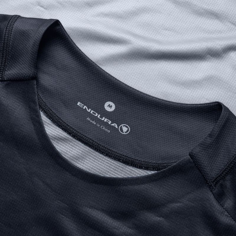 Pánske cyklistické tričko s dlhým rukávom Endura Core Printed black 3
