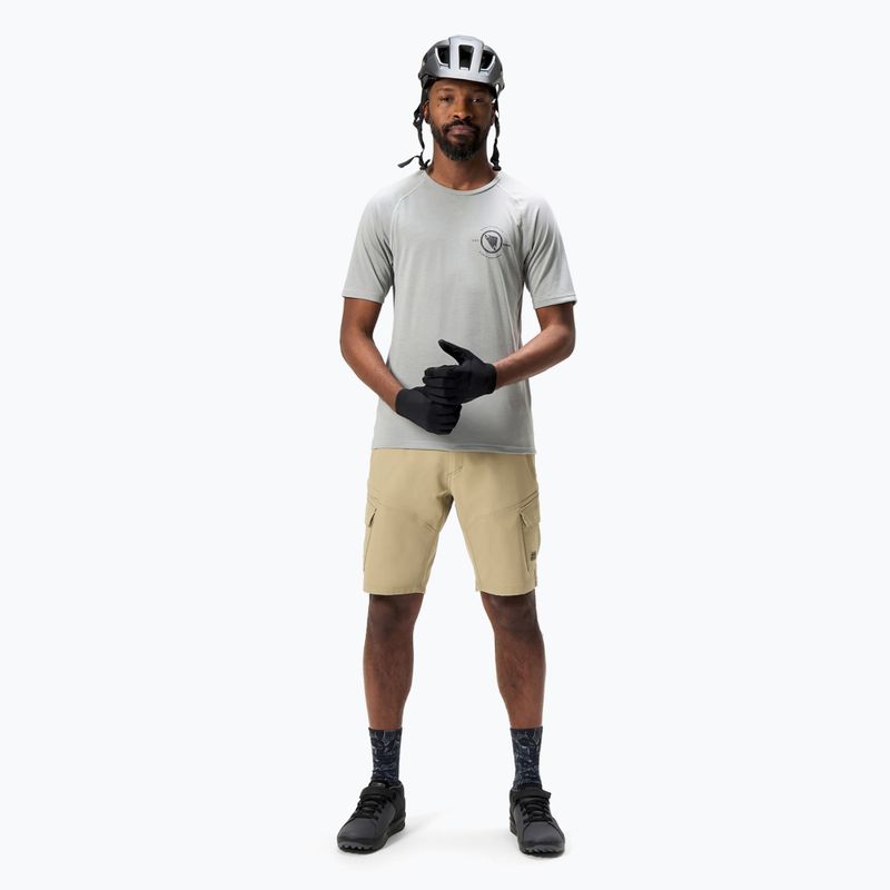 Endura Loop Tech pánsky cyklistický dres dreich grey 2
