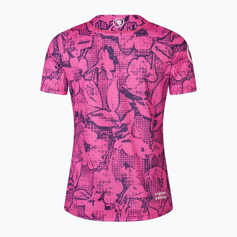 Dámsky cyklistický dres Endura Grid Floral Ltd W pink pop 8