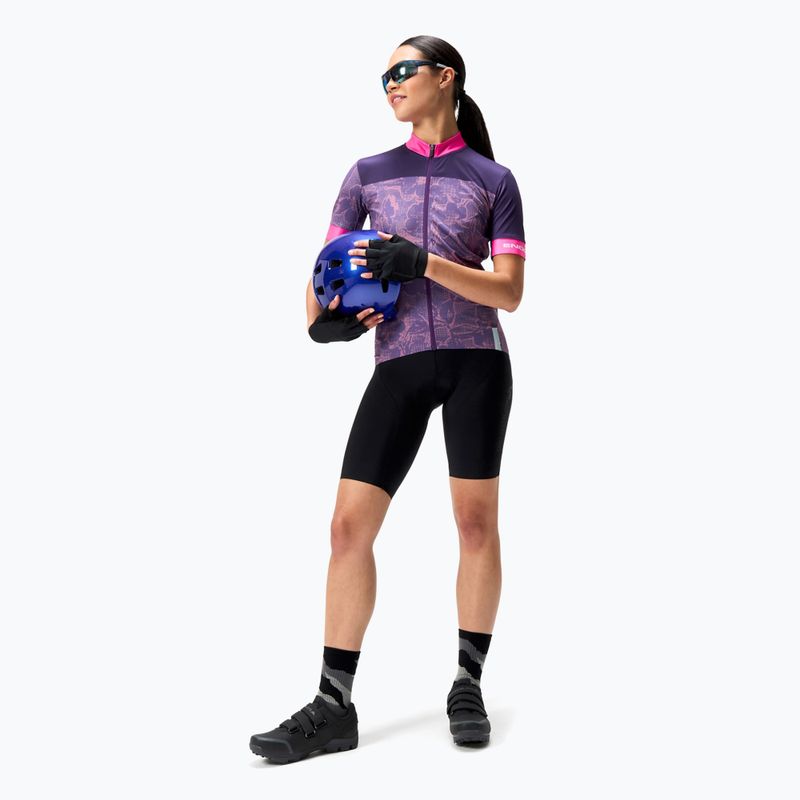 Dámsky cyklistický dres Endura Floral FS260 W bramble 2