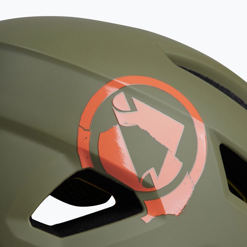 Detská cyklistická prilba Endura Hummvee Youth tweed green 3