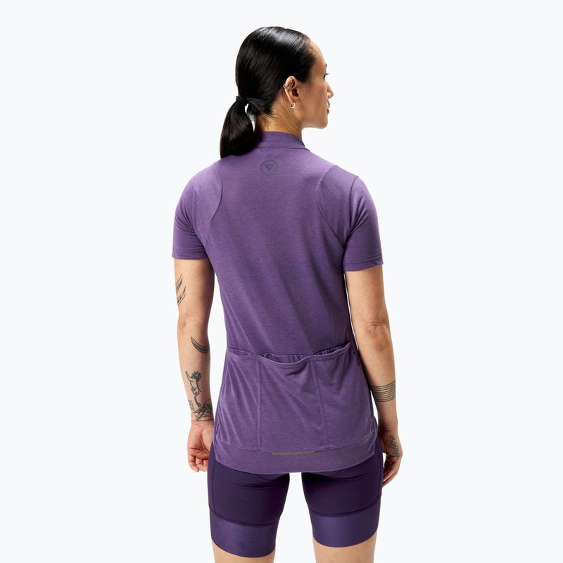 Dámsky cyklistický dres Endura Loop Zipped heather 3