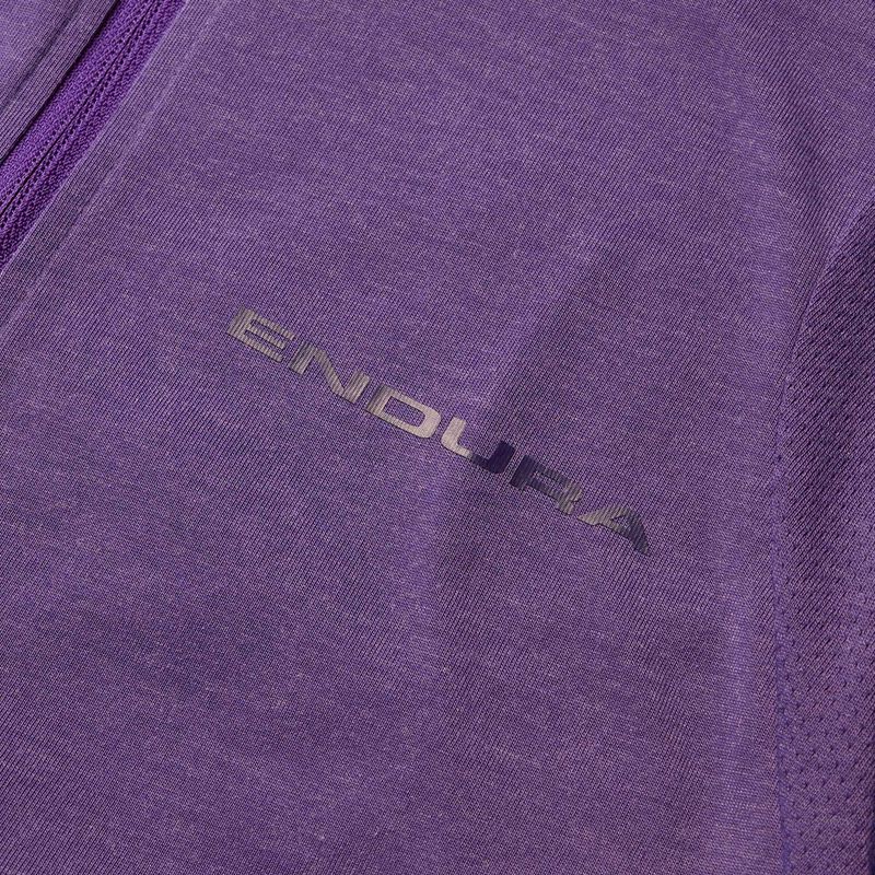 Dámsky cyklistický dres Endura Loop Zipped heather 6