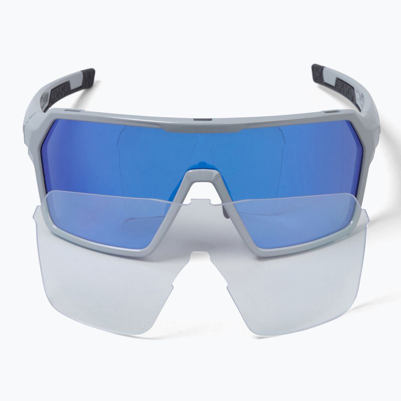 Slnečné okuliare Endura Singletrack dreich grey/blue revo smoke/clear silver flash mirror 6