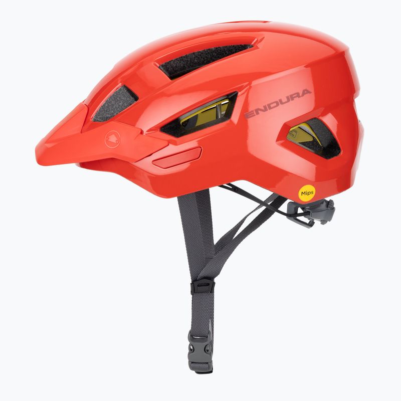 Cyklistická prilba Endura Hummvee MIPS flame red 3