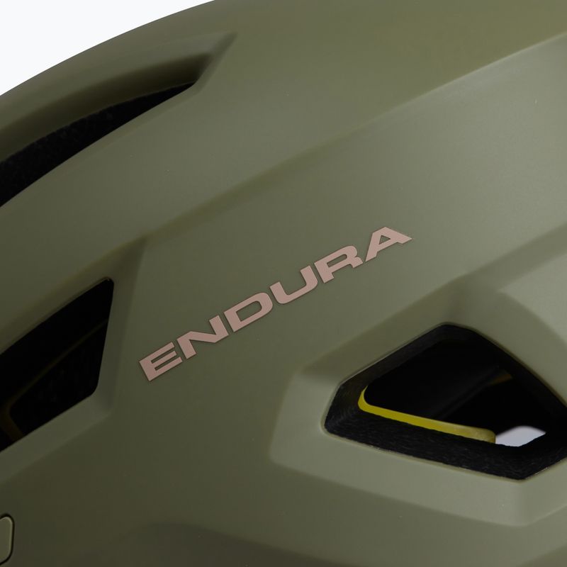 Cyklistická prilba Endura Hummvee MIPS tweed green 4