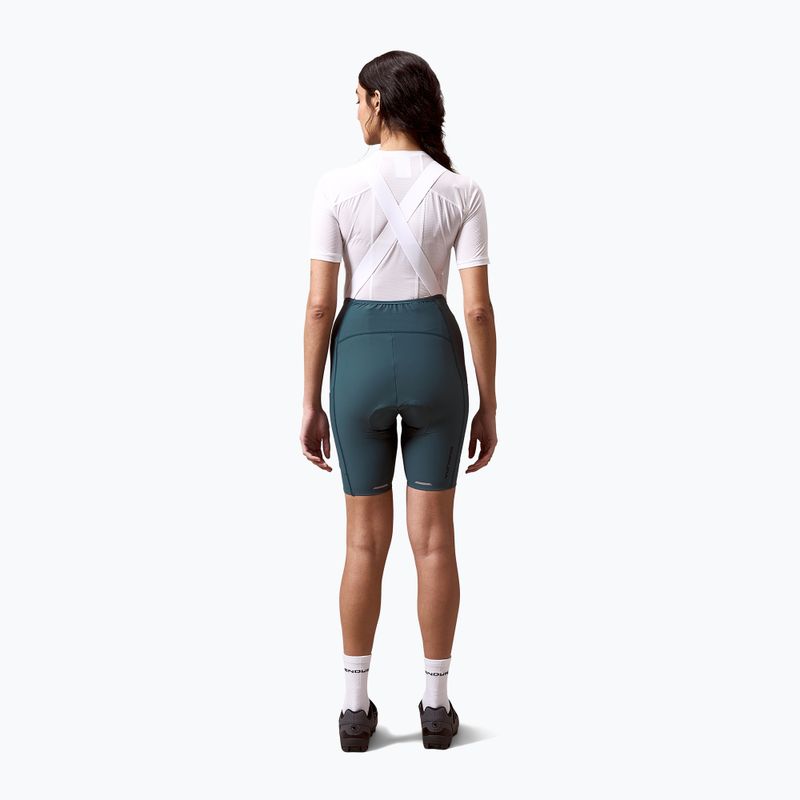 Dámske cyklistické šortky Endura Loop Bibshort teal 4