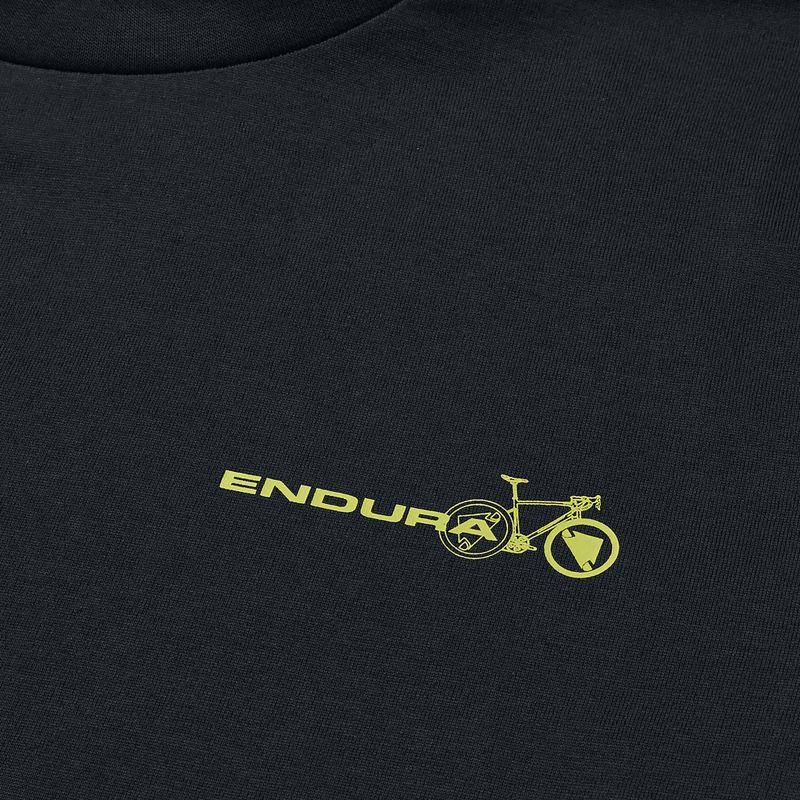 Cyklistický dres Endura Pedal Power Graphic carbon grey 3