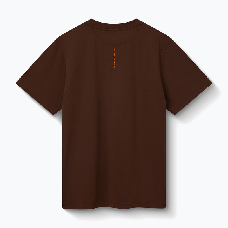 Cyklistický dres Endura Icon Logo Graphic Tee end mahogany 2