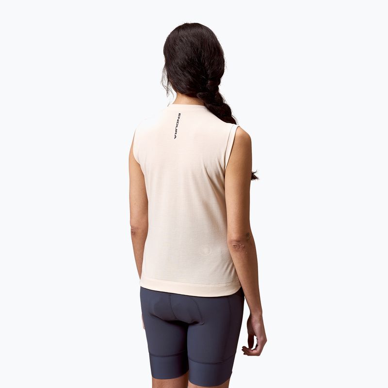 Dámske cyklistické tričko Endura Loop Tech Tank W light sand 4