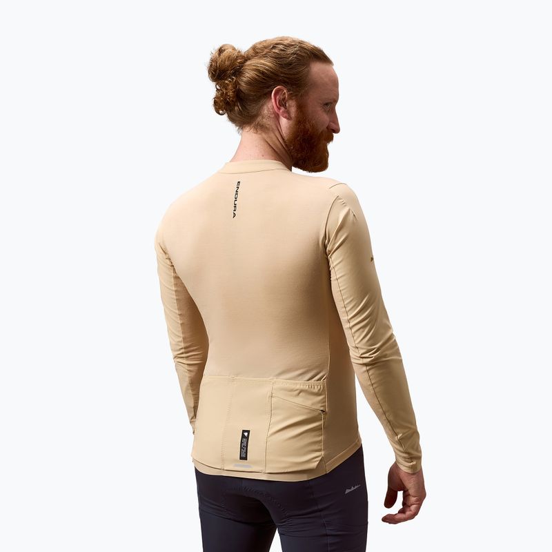 Pánske cyklistické tričko longsleeve Endura Alltrack Ride sand 3