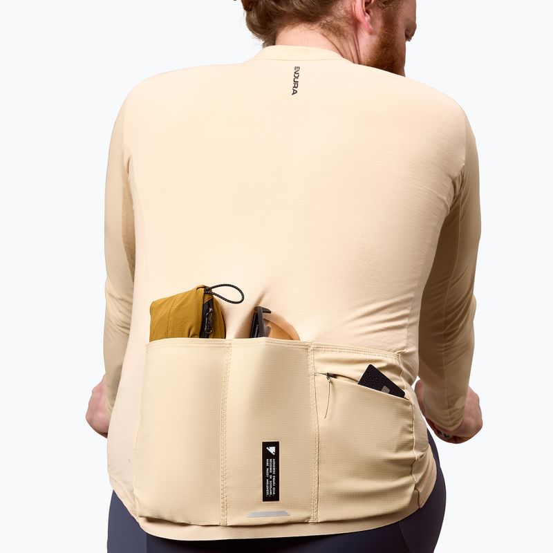 Pánske cyklistické tričko longsleeve Endura Alltrack Ride sand 6