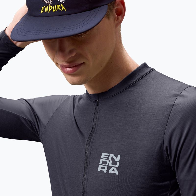 Pánske cyklistické tričko longsleeve Endura Alltrack Ride carbon grey 5