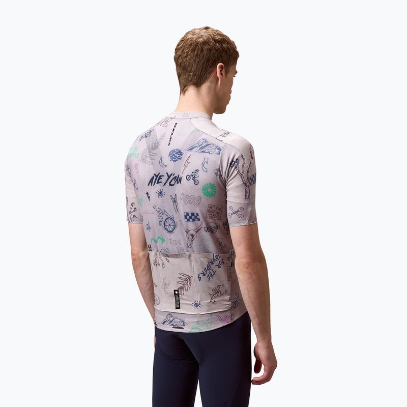 Pánsky cyklistický dres Endura Pro SL Print titanium 4