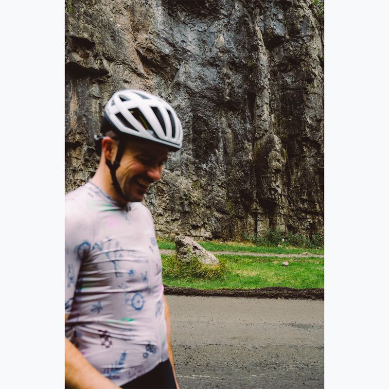 Pánsky cyklistický dres Endura Pro SL Print titanium 8